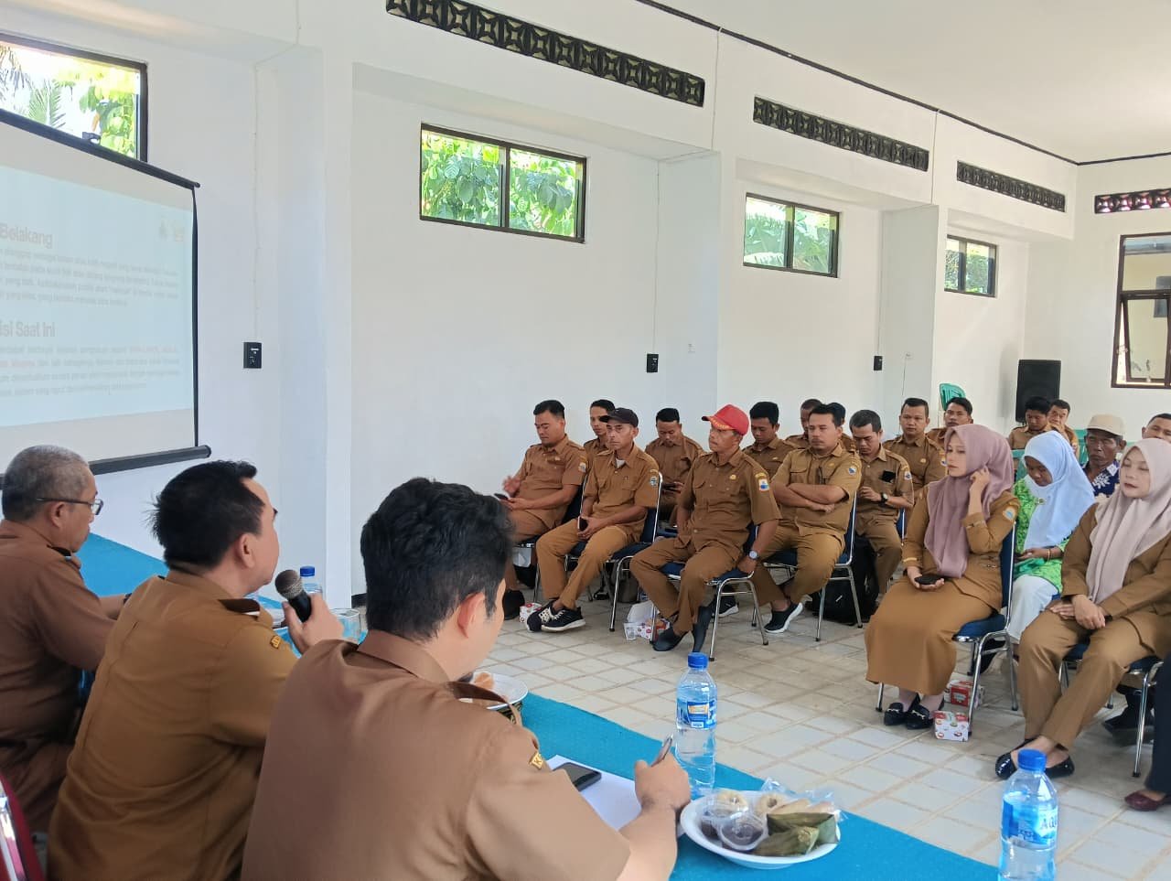 Caption Poto : Nampak sosialisasi layanan Lebak Ruhay